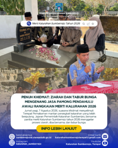 Penuh Khidmat: Ziarah dan Tabur Bunga Mengenang Jasa Pamong Pendahulu Awali Rangkaian Merti Kalurahan 2026